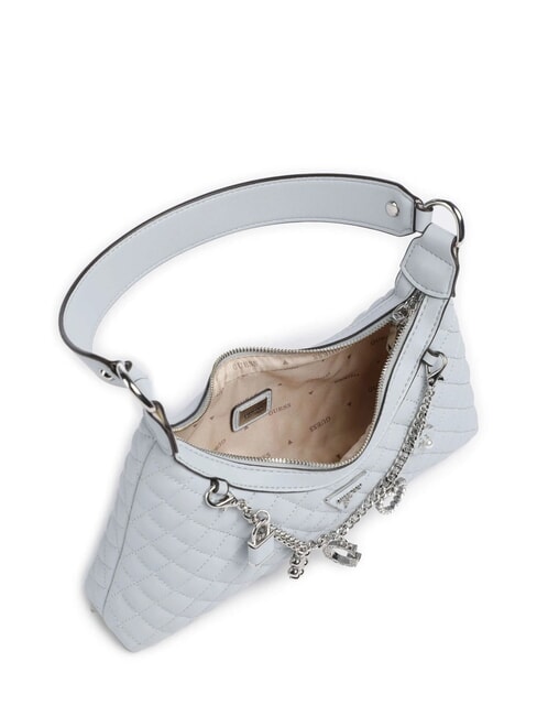 EVERLEE Borsa a spalla trapuntata con charms misty blue - Borse Donna