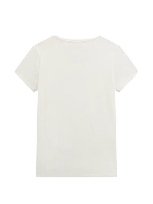 MINI ME KIDS T-shirt logo strass salt white - T-shirt Bambino