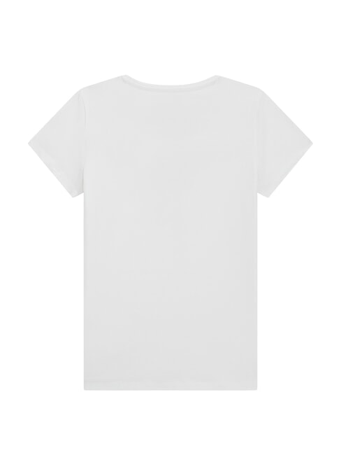 KIDS T-shirt maniche corte con strass true white a000 - T-shirt Bambino