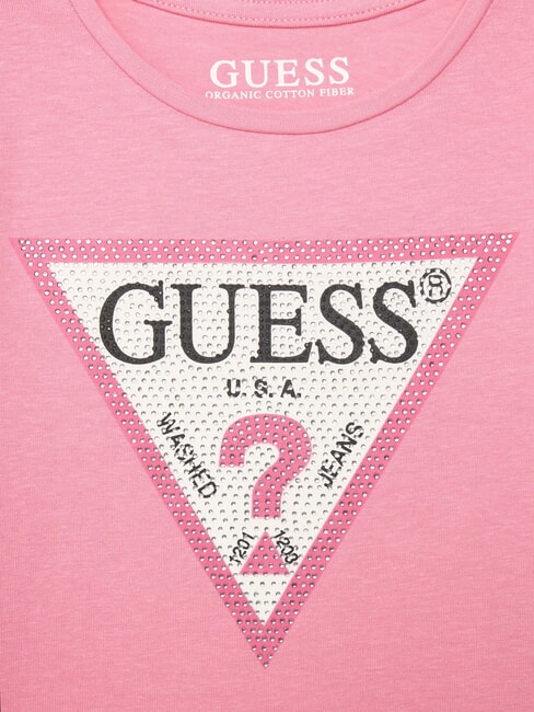 KIDS T-shirt maniche corte con strass jelly pink - T-shirt Bambino