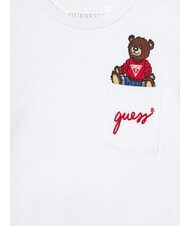 GUESS KIDS Maglia a manica lunga con orsetto purwhite - T-shirt Bambino - 3
