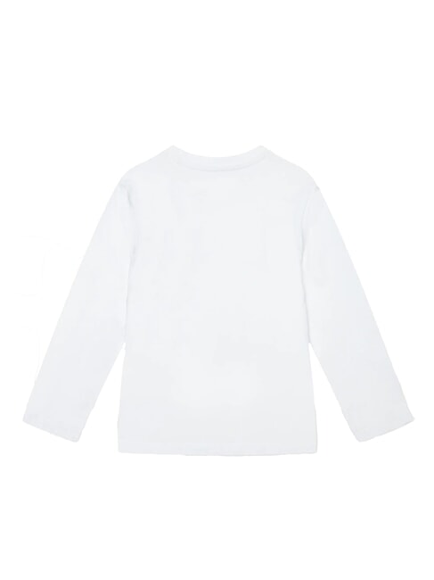 KIDS Maglia a manica lunga con orsetto purwhite - T-shirt Bambino