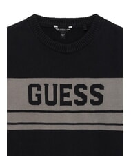 GUESS KIDS MINI ME Maglione a girocollo con logo jetbla - Maglioni Bambini - 3