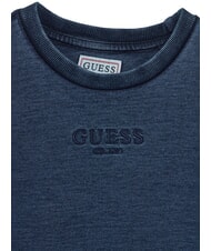 GUESS LS ACTIVE Felpa a girocollo da bambino boy vintage blue was - Felpe Bambini - 3
