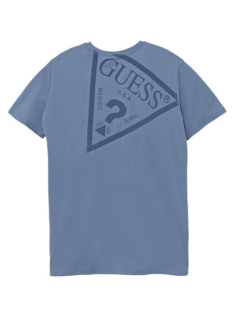 KIDS T-shirt a manica corta stampa retro lilac blue - T-shirt Bambino