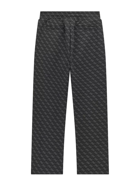 KIDS Pantalone jogger da bambino 4g jacquard jet blac - Pantaloni bambini
