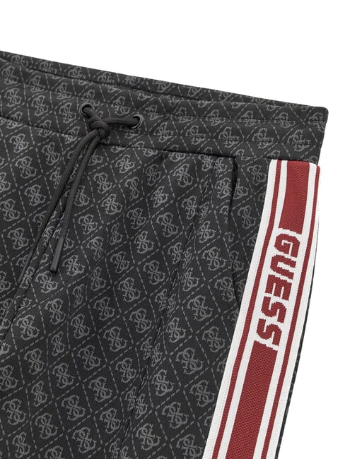 KIDS Pantalone jogger da bambino 4g jacquard jet blac - Pantaloni bambini