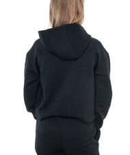 GUESS KIDS MINI ME Felpa logo peony all over con cappuccio peony m black - Felpe Bambini - 2