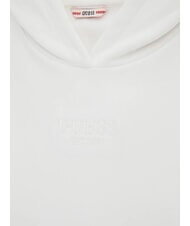 GUESS KIDS Felpa con cappuccio e tasca purwhite - Felpe Bambini - 3