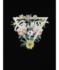 GUESS KIDS T-shirt bambina stampa floreale jetbla - T-shirt Bambino - 3