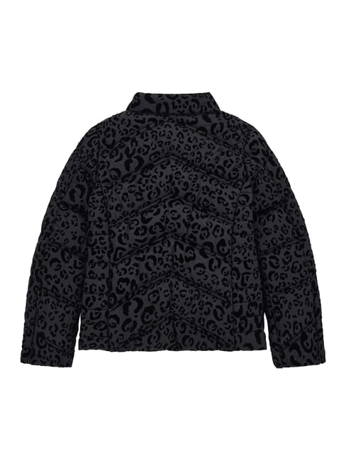 PADDED KIDS Piumino con stampa animalier black / black flock - Giacche Bambini