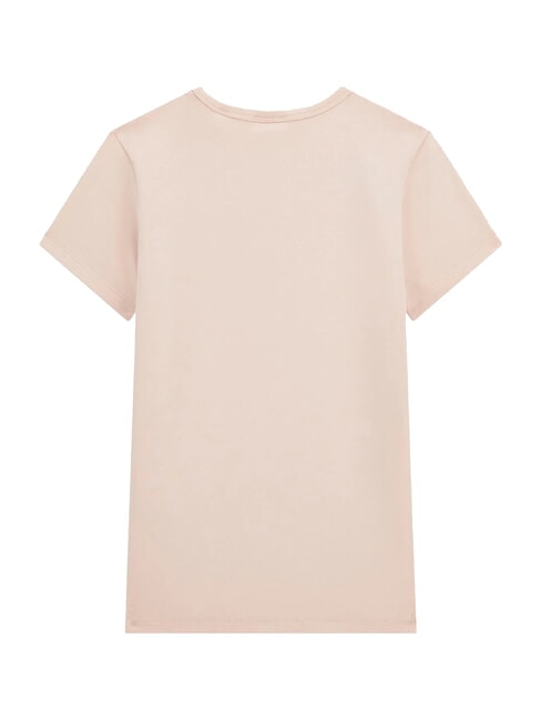 KIDS MINI ME T-shirt manica corta bambina con strass pale sand - T-shirt Bambino