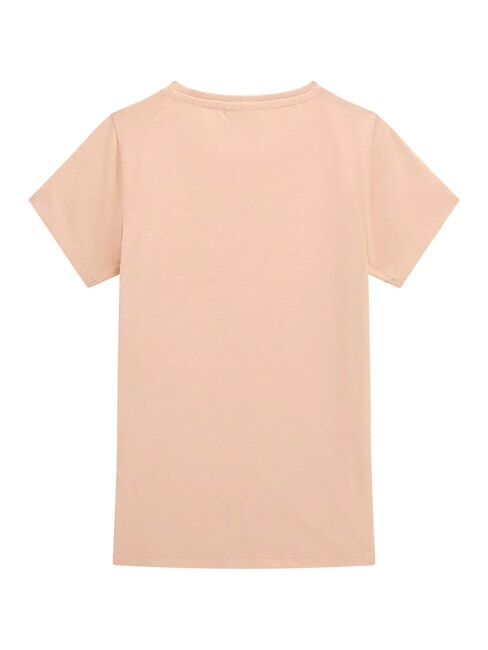 KIDS MINI ME T-shirt manica corta bambina con ricamo pale sand - T-shirt Bambino