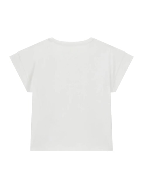 KIDS T-shirt manica corta strass logo purwhite - T-shirt Bambino