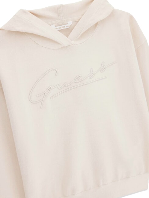 KIDS Felpa con cappuccio e ricamo logo tuscan sand - Felpe Bambini