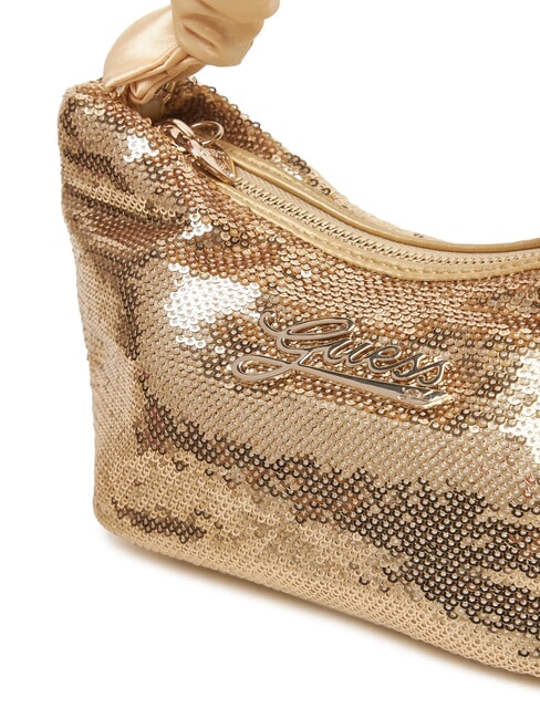 GIRLS SEQUINS Borsa mini con paillettes light gold - Borse Donna