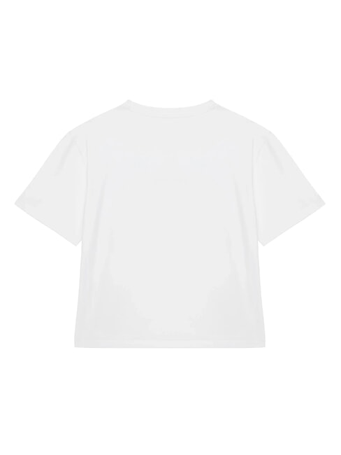 KIDS T-shirt manica corta ricamo e paillettes purwhite - T-shirt Bambino