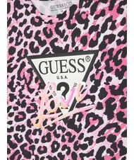 GUESS KIDS T-shirt a manica corta bambina leopard pink combo - T-shirt Bambino - 3