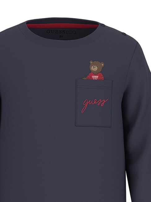 KIDS T-shirt manica lunga con taschino smartblue - T-shirt Bambino