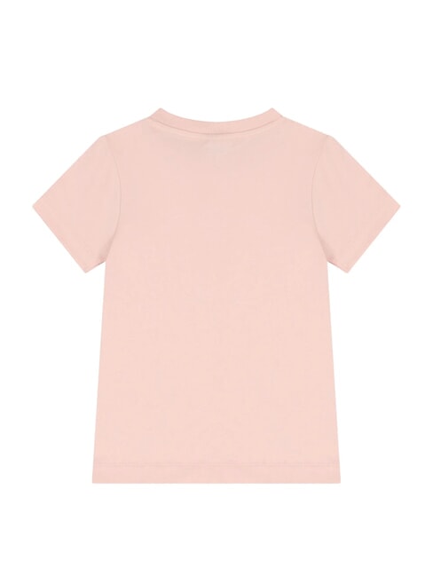 KIDS MINI ME T-shirt in cotone con paillettes dolly pink - T-shirt Bambino