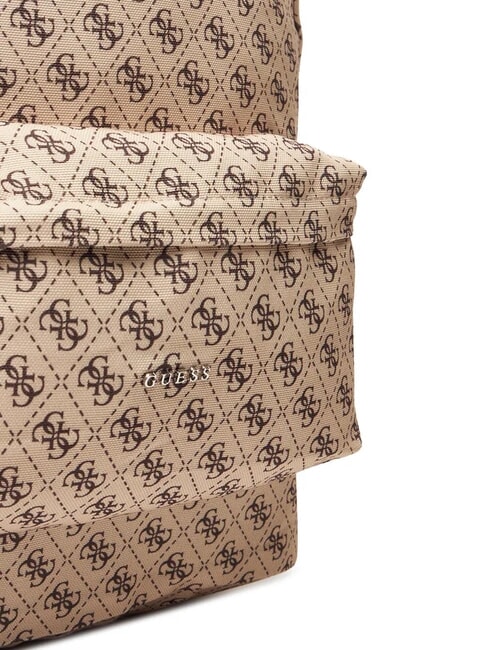 GIRL Zaino in tessuto logato 4g aop beige blanco - Borse Donna