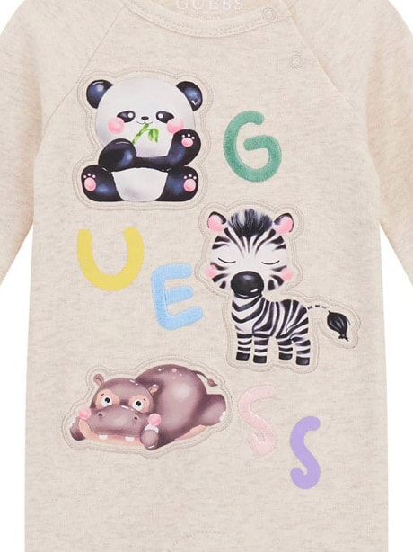 KIDS MINI ME Tutina in cotone stampa animaletti lighoah - Tutine e completi per neonati