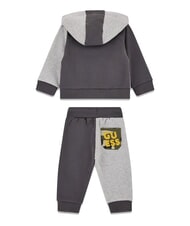 GUESS KIDS MINI ME kit tuta felpa cappuccio e pantaloni grey shade combo - Tutine e completi per neonati - 2