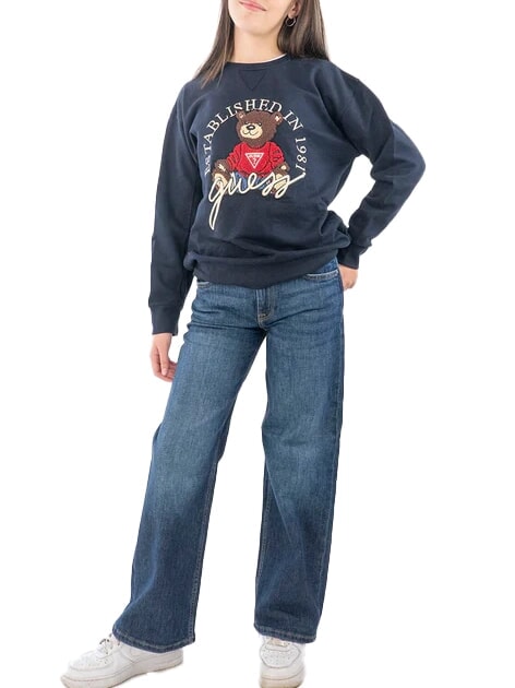 KIDS ACTIVE Felpa girocollo da bambina smartblue - Felpe