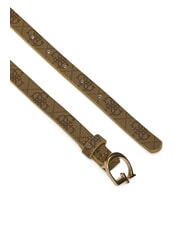 GUESS KIDS MINI ME Cintura da bambina stampa logo 4g aop beige blanco - Cinture bambini - 3