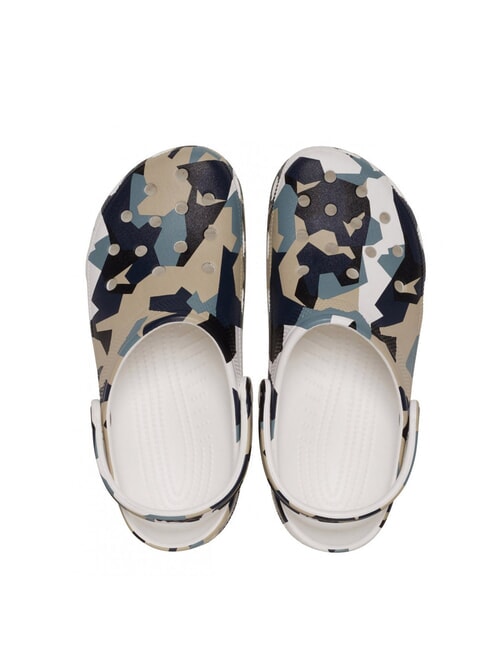 GEO CAMO Ciabatte sabot unisex con stampa white/multi - Scarpe Unisex