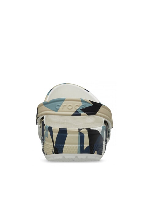 GEO CAMO Ciabatte sabot unisex con stampa white/multi - Scarpe Unisex