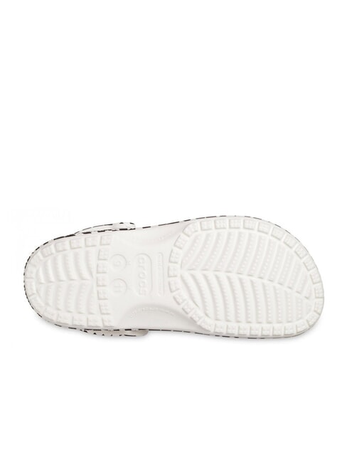 CLASSIC WARPED Ciabatte sabot unisex con stampa white/black - Scarpe Unisex