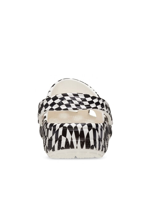 CLASSIC WARPED Ciabatte sabot unisex con stampa white/black - Scarpe Unisex