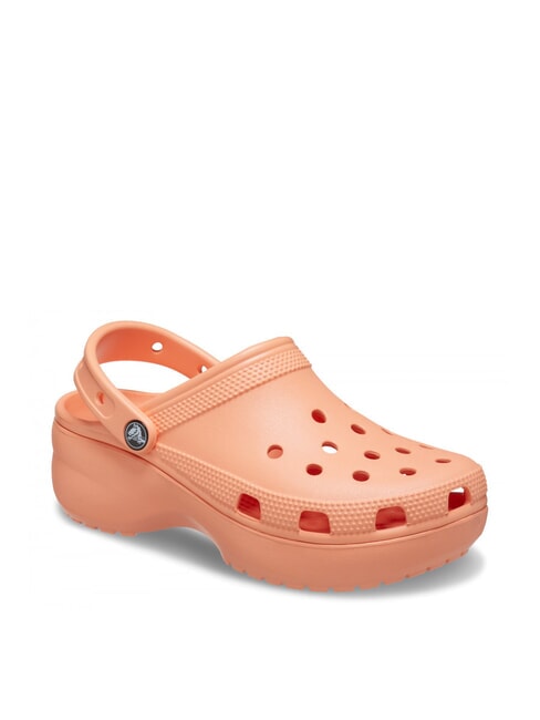 CLASSIC PLATFORM CLOG W Sandalo sabot papaya - Scarpe Donna