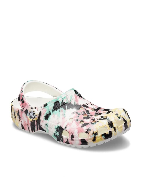 CLASSIC TIEDYE Ciabatte sabot donna con stampa multi/white - Scarpe Donna