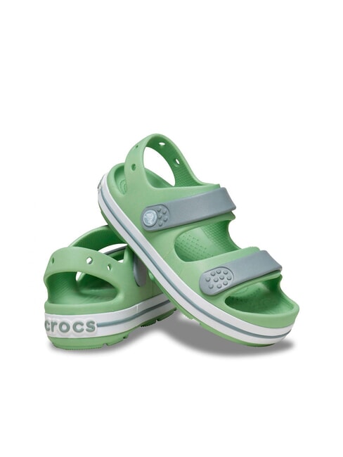 CROCBAND CRUISER KIDS Ciabatta sandaletto da bambini fair green/dusty green - Scarpe Bambino