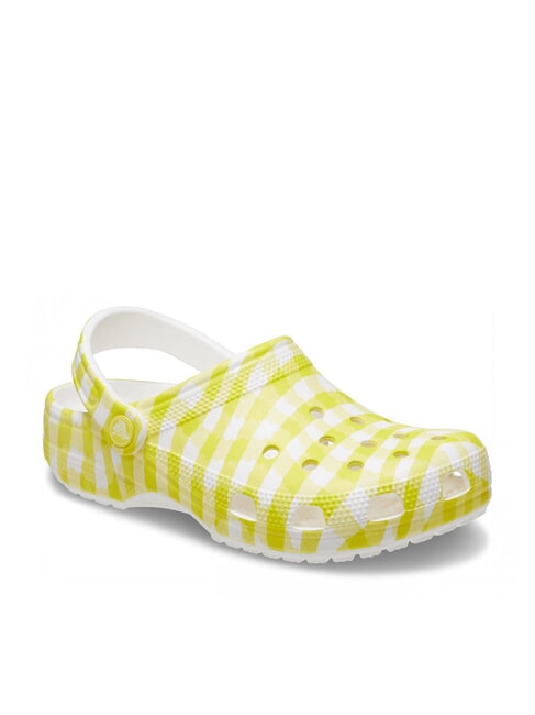 CLASSIC GINGHAM Ciabatte sabot da donna con stampa daylily - Scarpe Donna