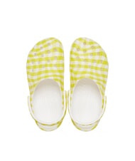 CROCS CLASSIC GINGHAM Ciabatte sabot da donna con stampa daylily - Scarpe Donna - 3