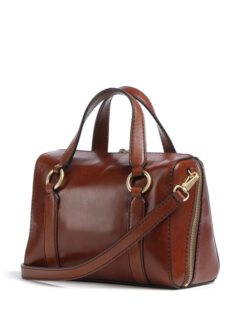 LAURA Borsa bauletto in pelle con tracolla MARRONE - Borse Donna