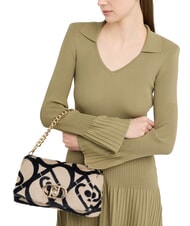 LIUJO LAPUFFY Borsa a spalla neutro/nero - Borse Donna - 5