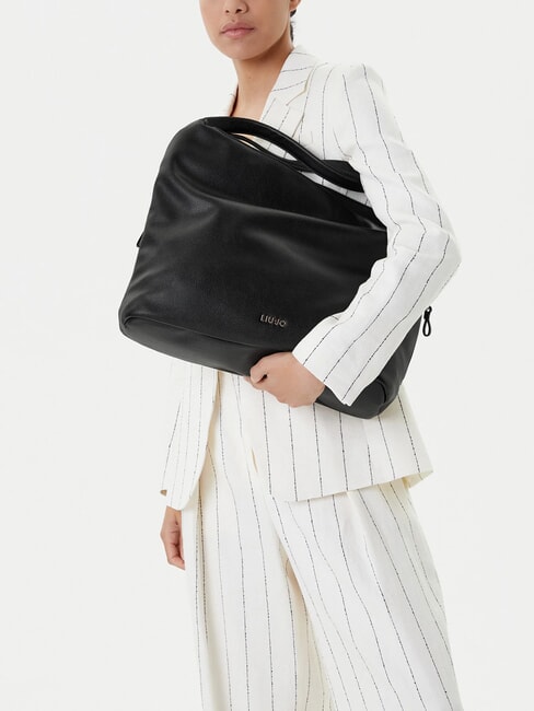 KALISKA Borsa Hobo a spalla, con tracolla NERO - Borse Donna