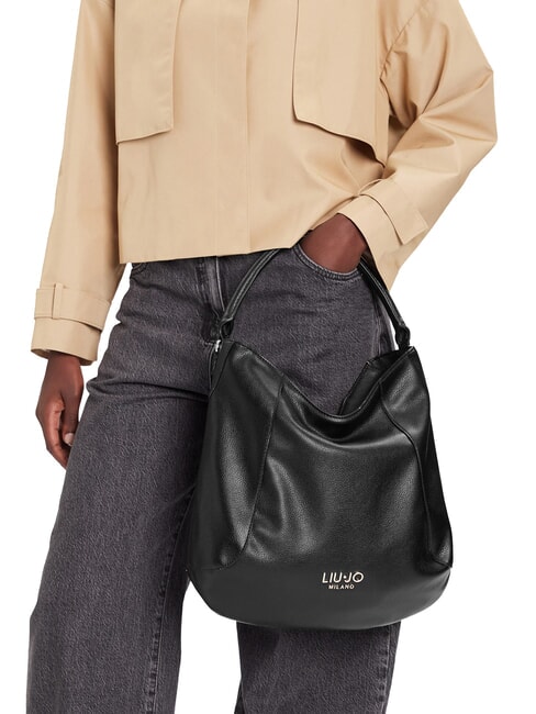 EVRIM Hobo Bag a spalla NERO - Borse Donna