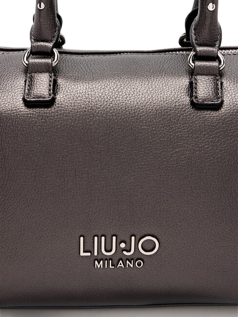 EVRIM Borsa a bauletto con borchiette antracite met. - Borse Donna