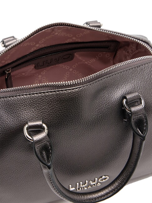 EVRIM Borsa a bauletto con borchiette antracite met. - Borse Donna