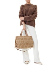 LIUJO WOOL Borsa a mano, con tracolla oat milk - Borse Donna - 5