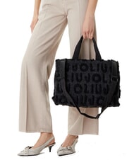 LIUJO WOOL Borsa a mano, con tracolla NERO - Borse Donna - 5