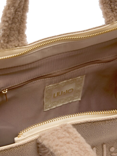 ANIMALIER Shopping bag grande naturale - Borse Donna