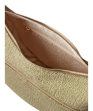 BORBONESE LUNA BAG SMALL ECO LINE Sacca con tracolla olive - Borse Donna - 5