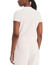 GUESS MOCK NECK ALL OVER 4G T-shirt slim fit con strass delicate pink - T-shirt e Top Donna - 2