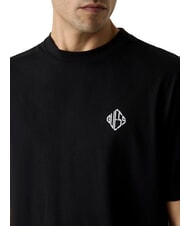 GUESS DIAMANTE LOGO T-shirt oversize a manica corta jetbla - T-shirt Uomo - 3
